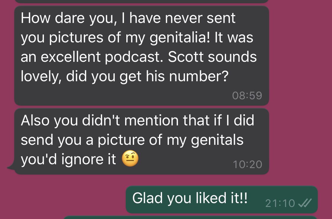 Dr_SeanC's tweet photo. Also I’ve asked my mum to submit her review to iTunes. Quite a lot to unpack here. https://t.co/v4qWyKvRt9