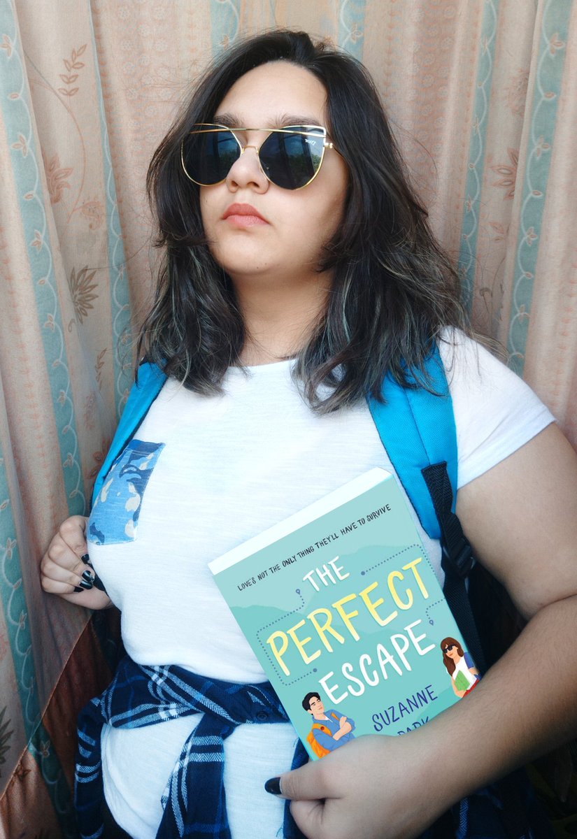 Day 19 The Perfect Escape is indeed the perfect zombie book to take your mind off of humanity's impending doom I dressed up as Kate and am now looking for my dorky Nate  #AsianHeritageMonth  