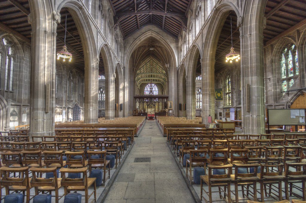 Round 2, Bracket E:St Mary's Church, NottinghamFun Fact: The church is the largest medieval building in Nottingham.St Peter Mancroft, NorwichFun Fact: Built in the 1400’s, and possesses one of the finest collections of parish church silver in the country.