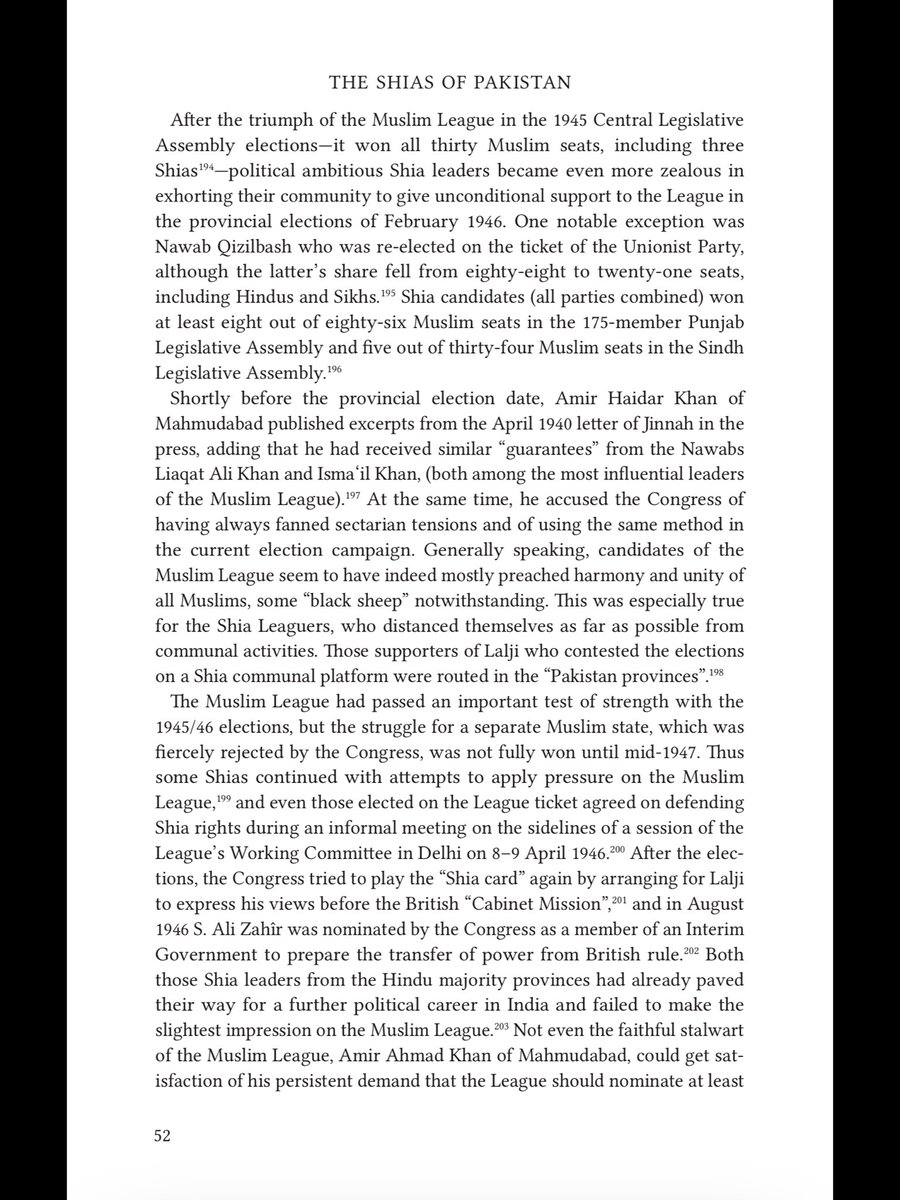 > but the majority of the Deobandi & Ahl-i hadîth clergy remained opposed to Jinnah & the Pakistan Movement until 1947. Amir Ahmad Khan of Mahmudabad, who along with his father was one of the earliest & most prominent financier & supporter of Jinnah & ML, gave his resignation >