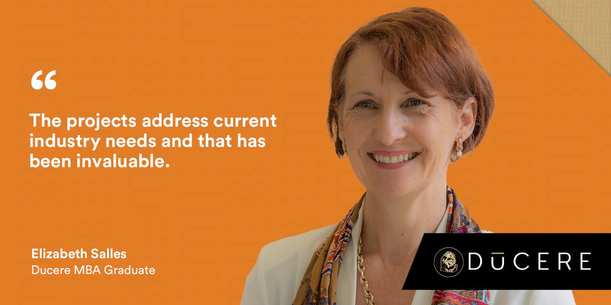 DucereEducation's tweet photo. Take it from our MBA alumni Elizabeth, employers are looking for graduates who can deliver tangible results - not exam grades!
Learn more: https://t.co/CGZyInTZdz
#StudentsofDucere #DucereEducation #StudyOnline #Management #AppliedLearning #DGBS https://t.co/2rKQ2EcYPK