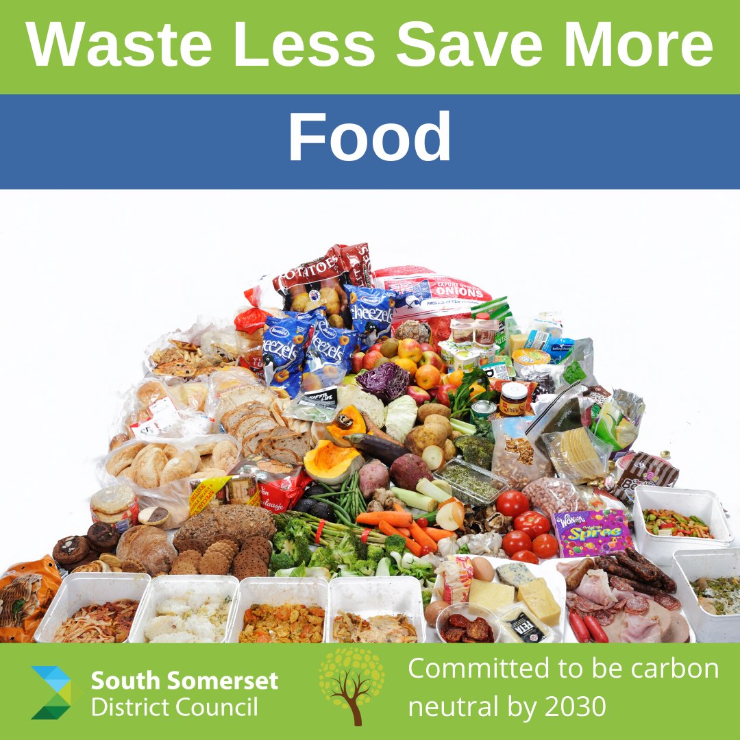 Southsomersetdc's tweet photo. It’s waste less save more month at SSDC. We throw away one out of three shopping bags worth of food that we buy and most of it could've been eaten.  Waste not want not and use it up! https://t.co/MNJzOynGFi has great tips! https://t.co/v7nymA85gi