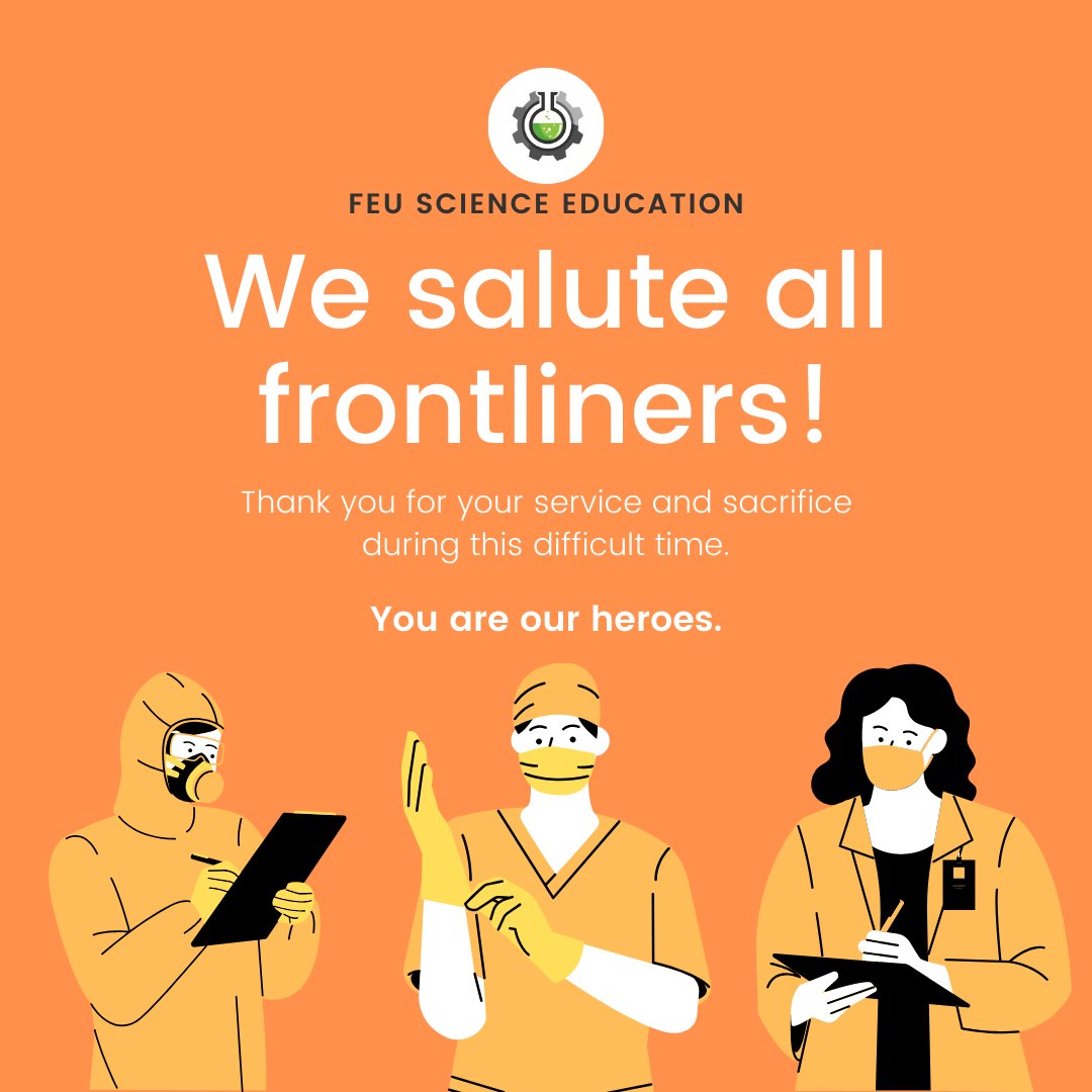 FEU_ScienceEd's tweet photo. Thank you, Frontliners!

#FEUScieTalk https://t.co/ZcaNN1gKGU