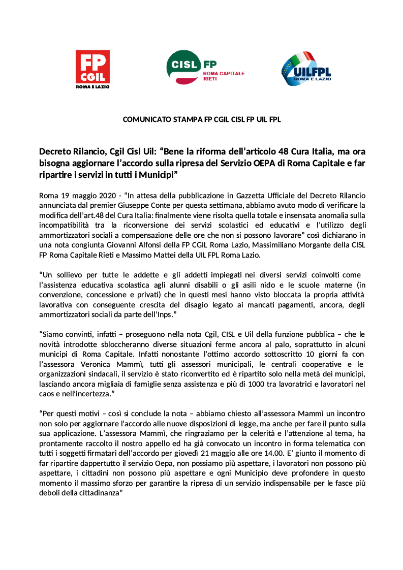 cislfproma's tweet photo. #Servizi educativi #RomaCapitale. #CgilCislUil: "Bene riforma che risolve incompatibilità. Ora aggiornare accordo sugli operatori educativi per l'autonomia e la comunicazione #Oepa e far ripartire servizi di supporto ai bambini disabili"
#ilmiolavorovale https://t.co/3NLvAchOmS
