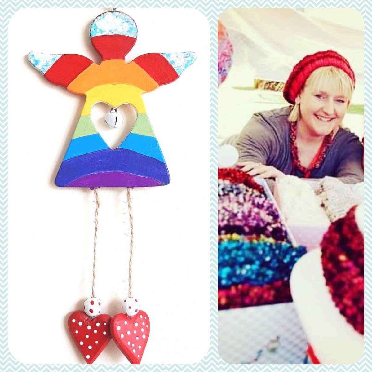 bettyredbutton's tweet photo. @HandmadeHour Betty Redbutton's 'You're my Angel' available on https://t.co/vpIh3Sy5gt 
Only 3 remaining so better be quick https://t.co/6vpFWUMLC5