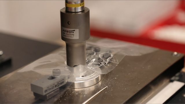 KnopsEar's tweet image. Boom: we have used our ultrasonic weld to press the different parts of Knops into each other. The foundation for your Knops is laid and we are now ready for the next step in our production process.