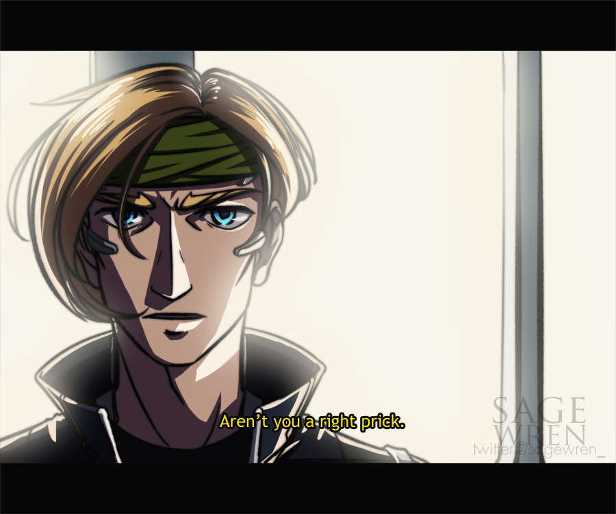 sagewren_'s tweet photo. Fake anime screenshot of Zach from my webcomic #FindingAvalon. The scene is actually from the script itself 😄 Been wanting to do this for a while.

Wouldn't have done this without outside feedback, so grateful to my friends. https://t.co/QHp1n0FXL2