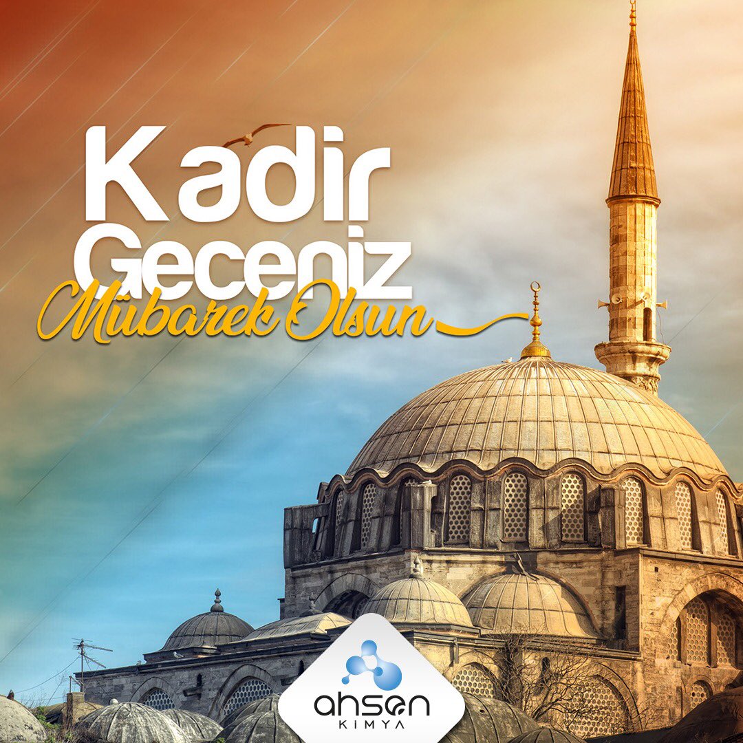 Kadir geceniz mübarek olsun.