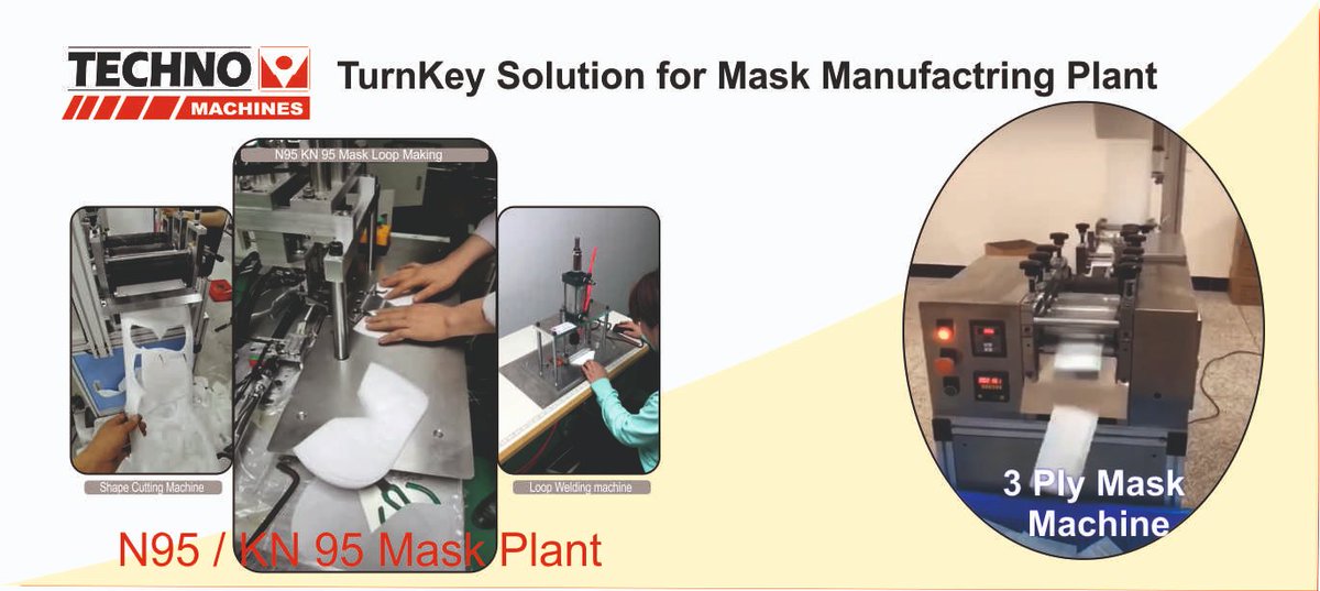 Techno_Machine's tweet photo. Mask Manufacturing Plant Solution

https://t.co/50kTa0nQ2d https://t.co/zJr7qiyYyl