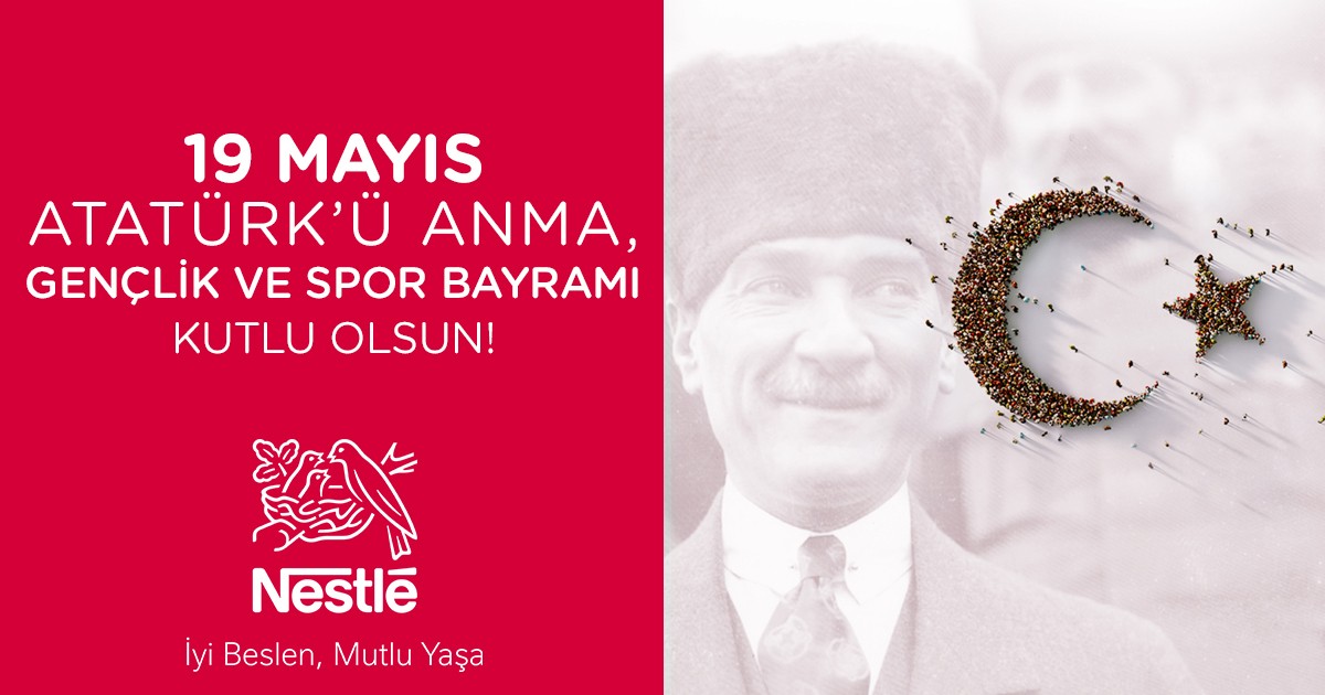 19 Mayıs Atatürk'ü Anma, Gençlik ve Spor Bayramımız kutlu olsun! #19Mayıs