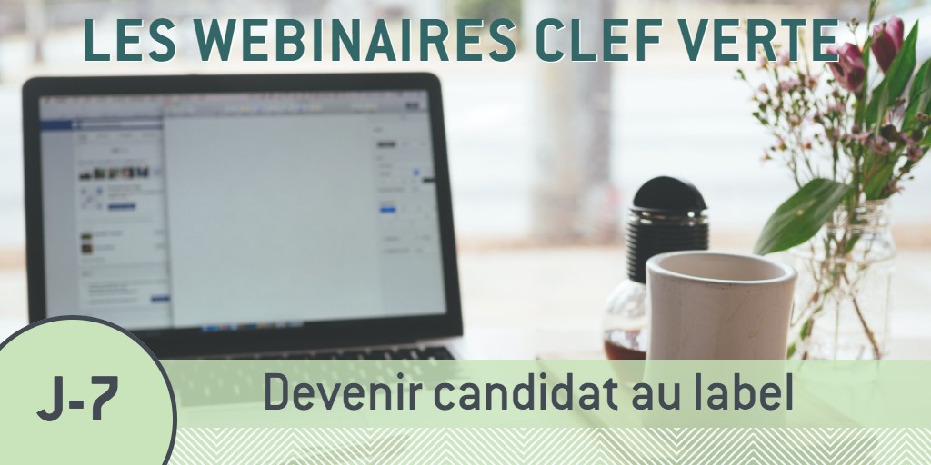 #DeconfinementJour9 Préparer son orientation durable:
J-7 avant le lancement des #webinaires Clef Verte! RDV le 25 mai pour le 1er sur le thème:"Comment devenir candidat au label"
>Inscriptions cutt.ly/vyWcfKj
>Planning laclefverte.org/espace-pro/
A partager sur vos réseaux!