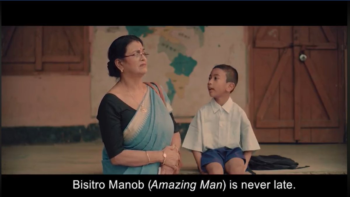 realSuravi's tweet photo. From the eyes of a young student, #PositiveMasculinity is what he sees in his father - the 'Amazing Man'.
Watch the film 'Bisitro Manob' to learn how #GenderEquality starts from home. 
@anjudubeypandey @unwomenindia @AdritaBagchi 
https://t.co/55osWS5j6w https://t.co/GqPJWqDMot