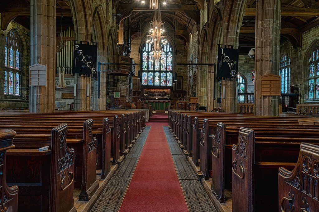 Round 2, Bracket M:Church of St Peter and St Paul, OrmskirkFun Fact: The only church in England to have a tower AND a spire at the same end of the church.Holy Trinity Church, CoventryFun Fact: Contains a large and staggeringly intact medieval Doom painting.