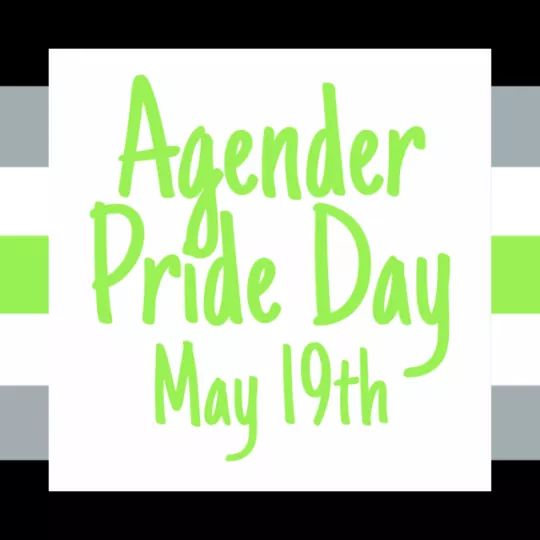 MyUmbrellaUK's tweet photo. It's Agender Pride Day!!
Whats Agender ...?
A person who does not identify themselves as having a particular gender.
#myumbrella #myumbrellalgbtplus #loveunites #pride #instapride #prideinsta #lgbt #lgbtplus #uklgbt #agender #agenderpride #loveislove #lgbtuk #lgbtq #lgbtqplus https://t.co/NSrTuYOuC2
