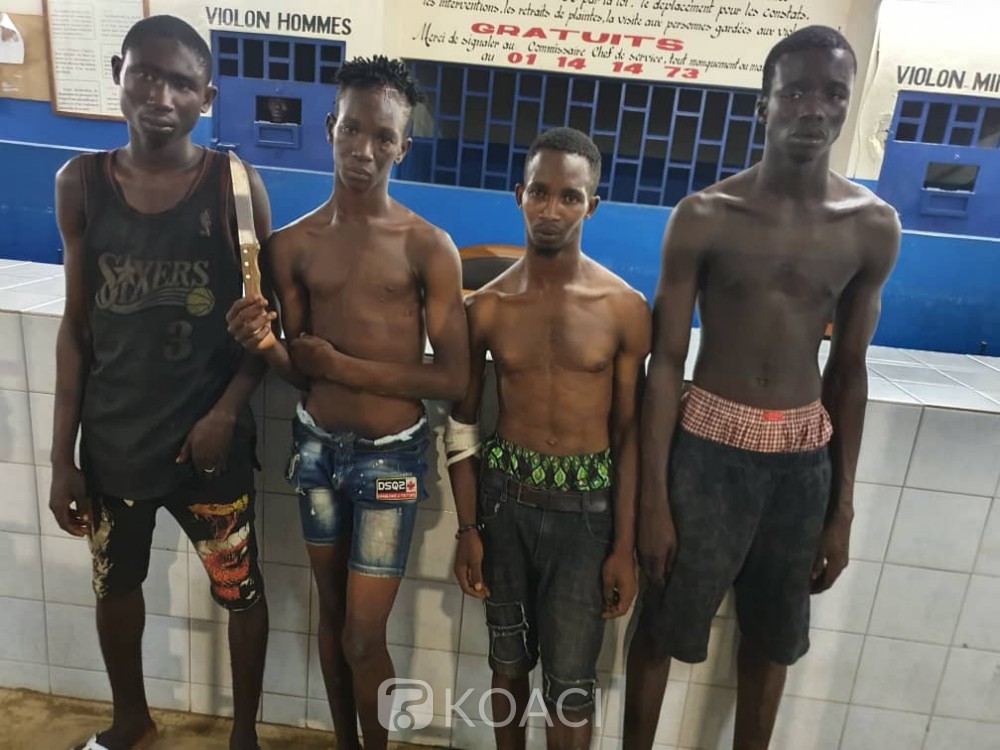 Koaci's tweet photo. Côte d'Ivoire : Affrontement à l'arme blanche à Abobo, plusieurs interpellations dont le co-auteur présumé du meurtre d'un blanchisseur https://t.co/YZWWfADppN https://t.co/jpDFiJ369O