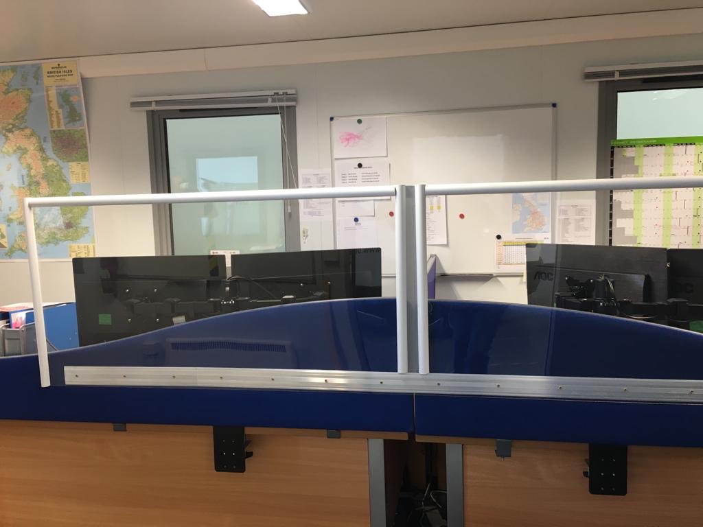 DMR_Sameday's tweet photo. Staff returning to the office this week will notice the recently installed screens, following social distance guidelines to keep everyone safe. #staysafe 🌈 https://t.co/EqAmJFG2qH