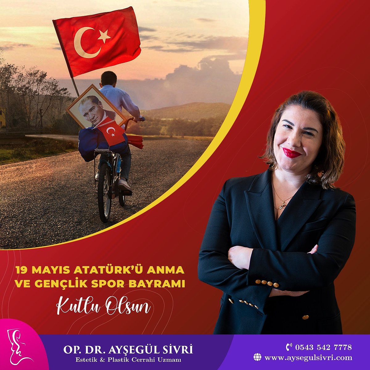 aysegulmd's tweet photo. Gazi Mustafa Kemal Atatürk’ü Samsun’a çıkışının 101. yıl dönümünde saygıyla anıyor, 19 Mayıs Atatürk’ü Anma, Gençlik ve Spor Bayramımızı kutluyorum. #19Mayıs1919 https://t.co/VW5KVs1fJw