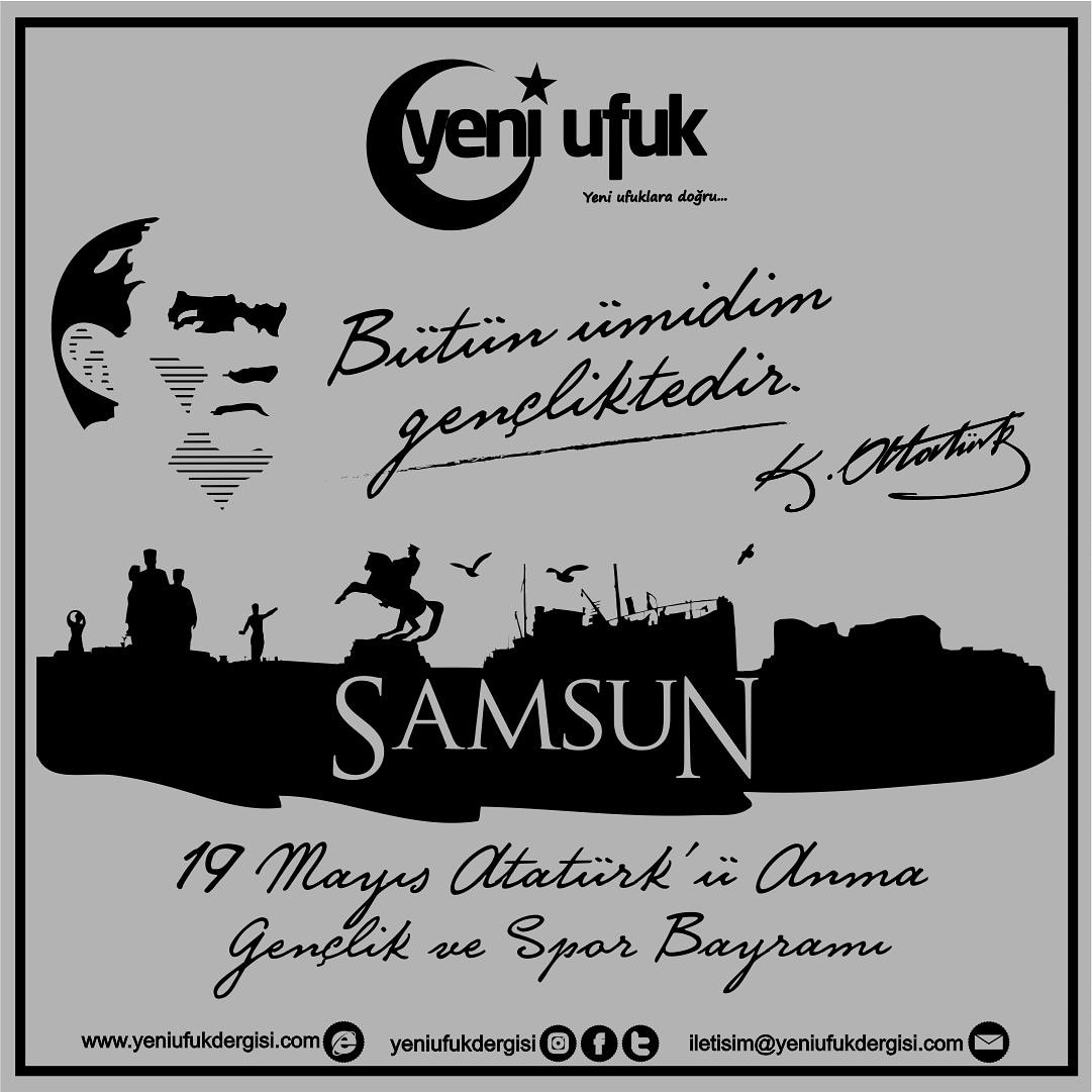 19 Mayıs Atatürk’ü Anma Gençlik ve Spor Bayramımız kutlu olsun! #19MAYIS