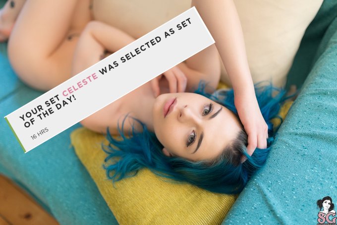 We dit it! "Celeste" was selected as Set Of The Day on @SuicideGirls 💞 Thank you for all your support