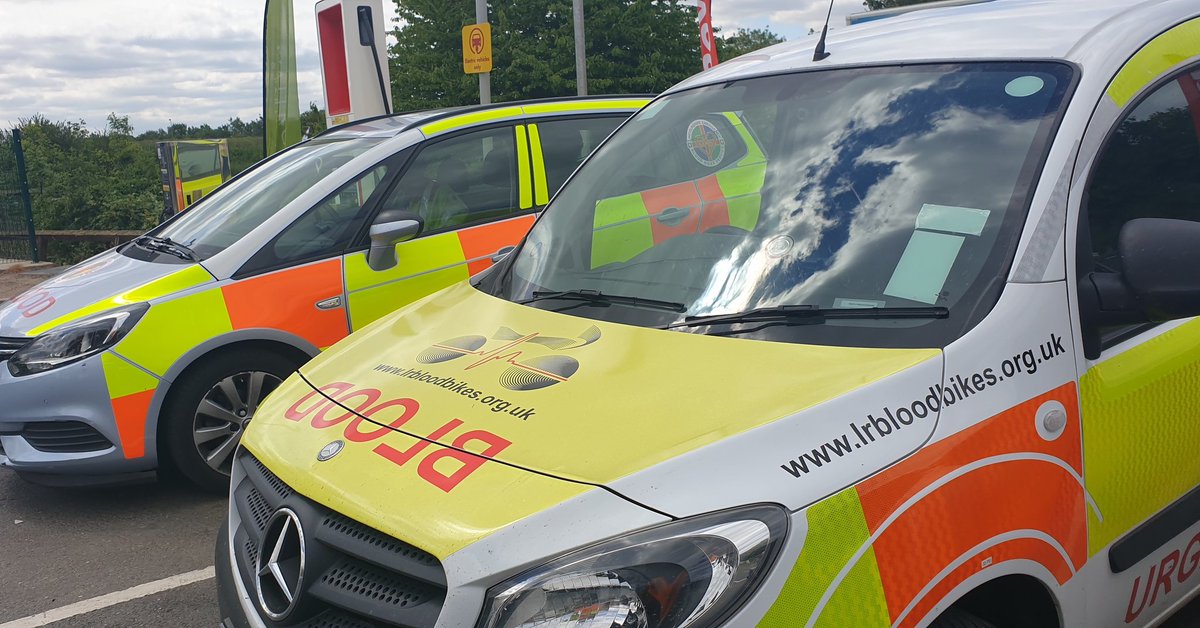 NoelDevonport's tweet photo. Fri 15 May #BloodBike Day shift #inavan 12 hours 4 Jobs - 272 miles - met up with @LEBBSBloodBikes twice 👍 - @LRBloodBikes
#ItsWhatWeDo
no cost to #NHS 24/7 support during #Covid_19
@KettGeneral @glenfield_aicu @Leic_hospital https://t.co/DRYlkfmg2s