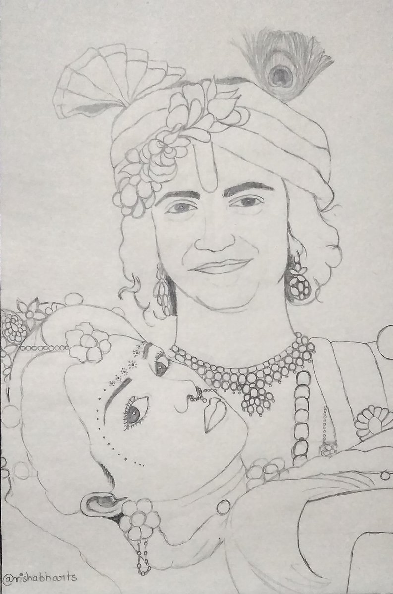 Shri Krishna Drawing by Ishita Mahajan - Fine Art America-kimdongho.edu.vn