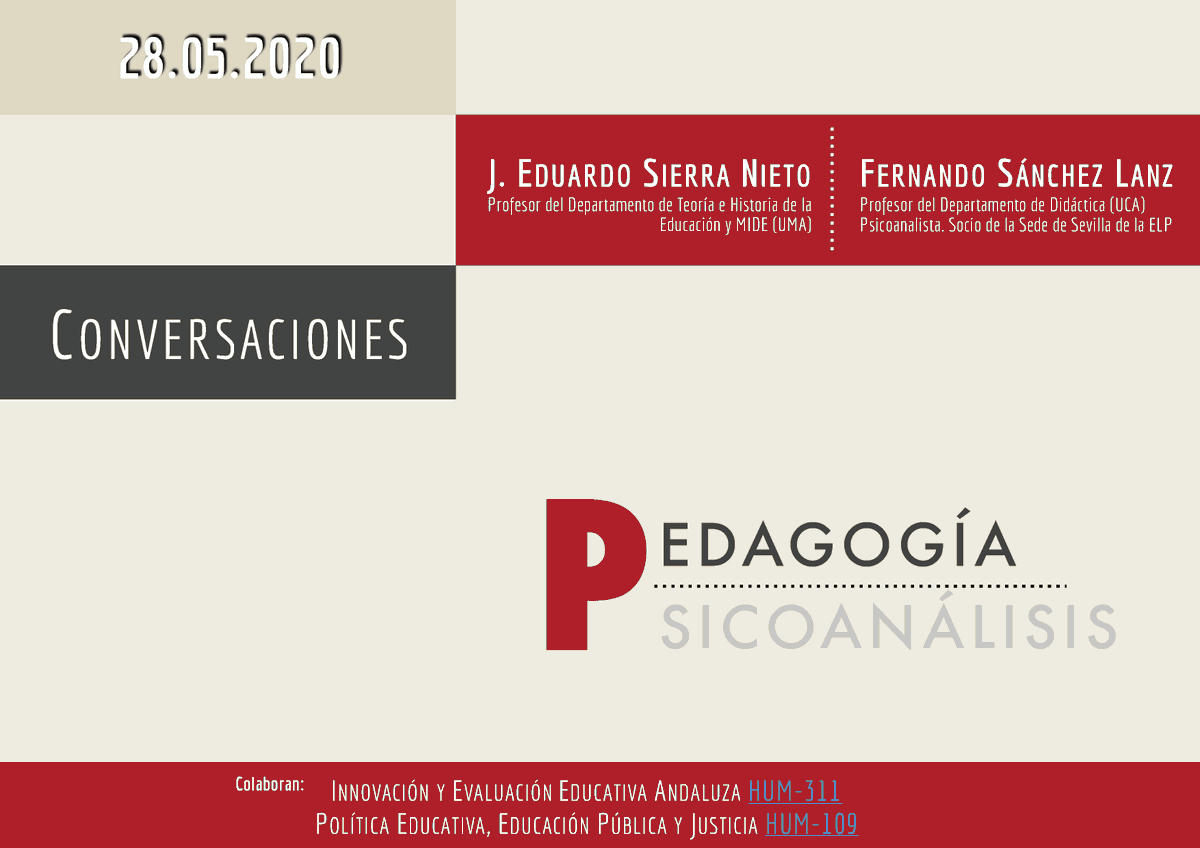 edukrator's tweet image. 🔜El jueves 2⃣8⃣de mayo hacemos un Webinar a nuestro estilo🤓 Conversaciones entre PEDAGOGÍA Y PSICOANÁLISIS con el compañero de @univcadiz Fernando Sánchez Lanz, profe de Didáctica y Psicoanalista. Os esperamos ‼️