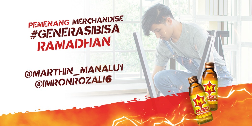 SobatM150's tweet photo. Selamat kepada para pemenang #GenerasiBISA Ramadhan! @anti_mage07 @marthin_manalu1 @ImronRozali6
Untuk para pemenang tersebut di atas, tolong konfirmasi data diri kalian melalui DM Mimin ya, Sob! Mimin tunggu paling lambat besok siang untuk mengisi data diri yang diperlukan. https://t.co/gh6YjG0DWc