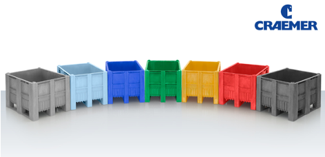 CraemerUK's tweet photo. From meat to bulk goods and even batteries: The #Craemer #Palletboxes store and transport nearly everything. Made in one piece from high-quality HDPE, Craemer pallet boxes are extremely #durable and #robust. This one-piece manufacturing process further enhances the #stability. https://t.co/aJgiYw9eaQ