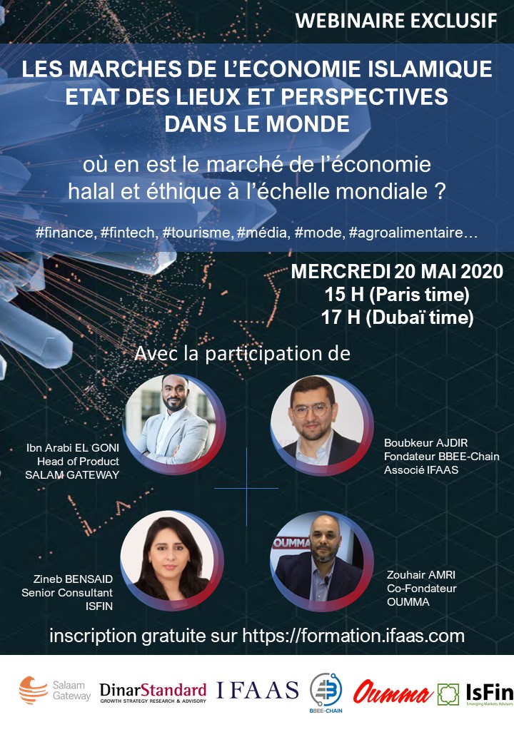 An outlook of the Islamic Economy worldwide (In french) - Join us tomorrow 3PM (Paris time) - Registration formation.ifaas.com or zb@isfin.net <a href="/Ifaasgroup/">IFAAS Group</a> <a href="/SalaamGateway/">Salaam Gateway</a> <a href="/DinarStandard/">DinarStandard</a> <a href="/oumma/">Oumma.com</a> #Halal #islamiceconomy #ESG #finance #Food  #Economie