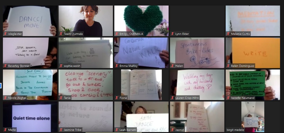 Over the weekend we held our first ever ONLINE Teacher Training! 18 women took part, joining us from their homes all over the UK and beyond! The upside of online training is the increased geographical reach, so we are really glad that so many people were able to join us.