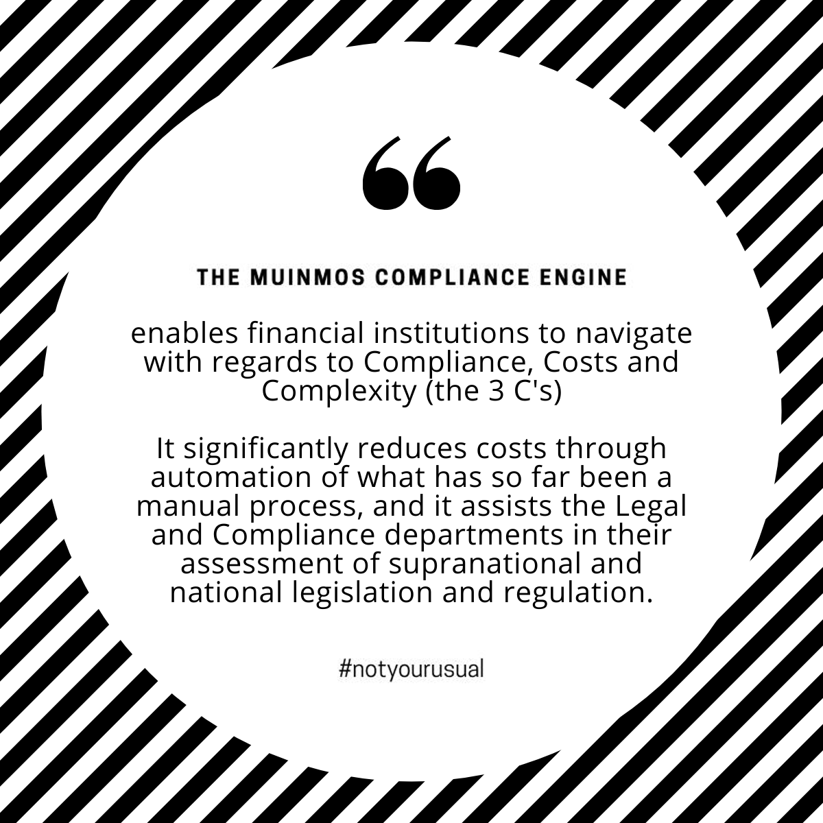 muinmosPASS's tweet photo. We like to say we are #notyourusual #kyc #aml #compliance provider. We actually do go way beyond that with our proprietary regulatory matrix that instantly and globally validates whether a financial institution can offer its  products to a client from any part of the world. https://t.co/GWpvA8aesE