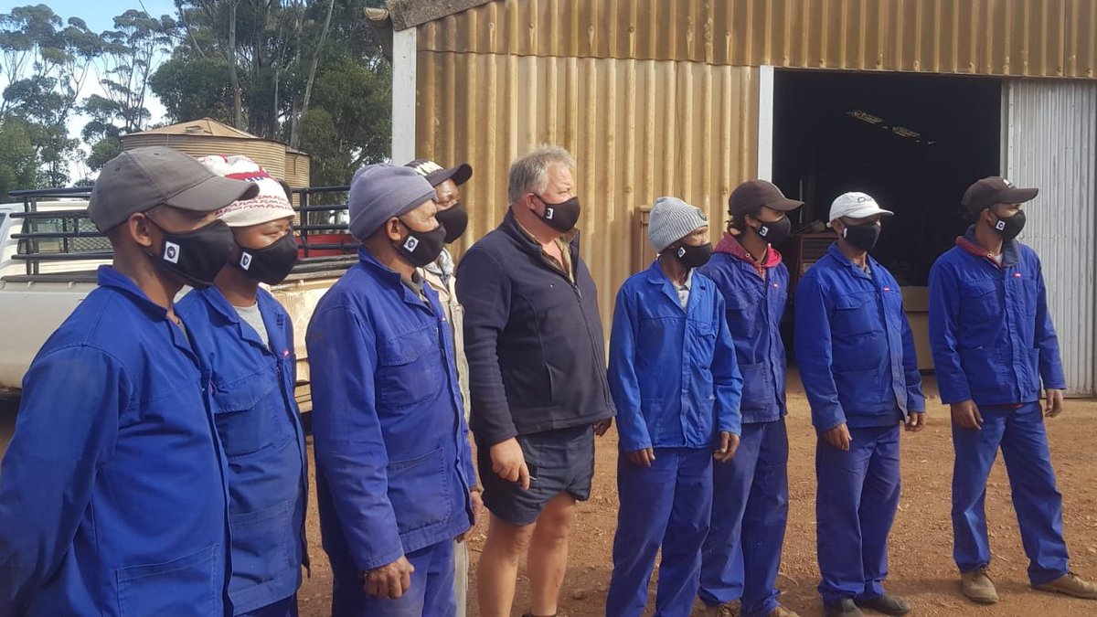 Weskaap wolkwekers skenk gesigmaskers aan hul 450 lede - #CoronavirusInSA / #wool / #PPE / #agriculture 
facebook.com/NWGA-679678912…