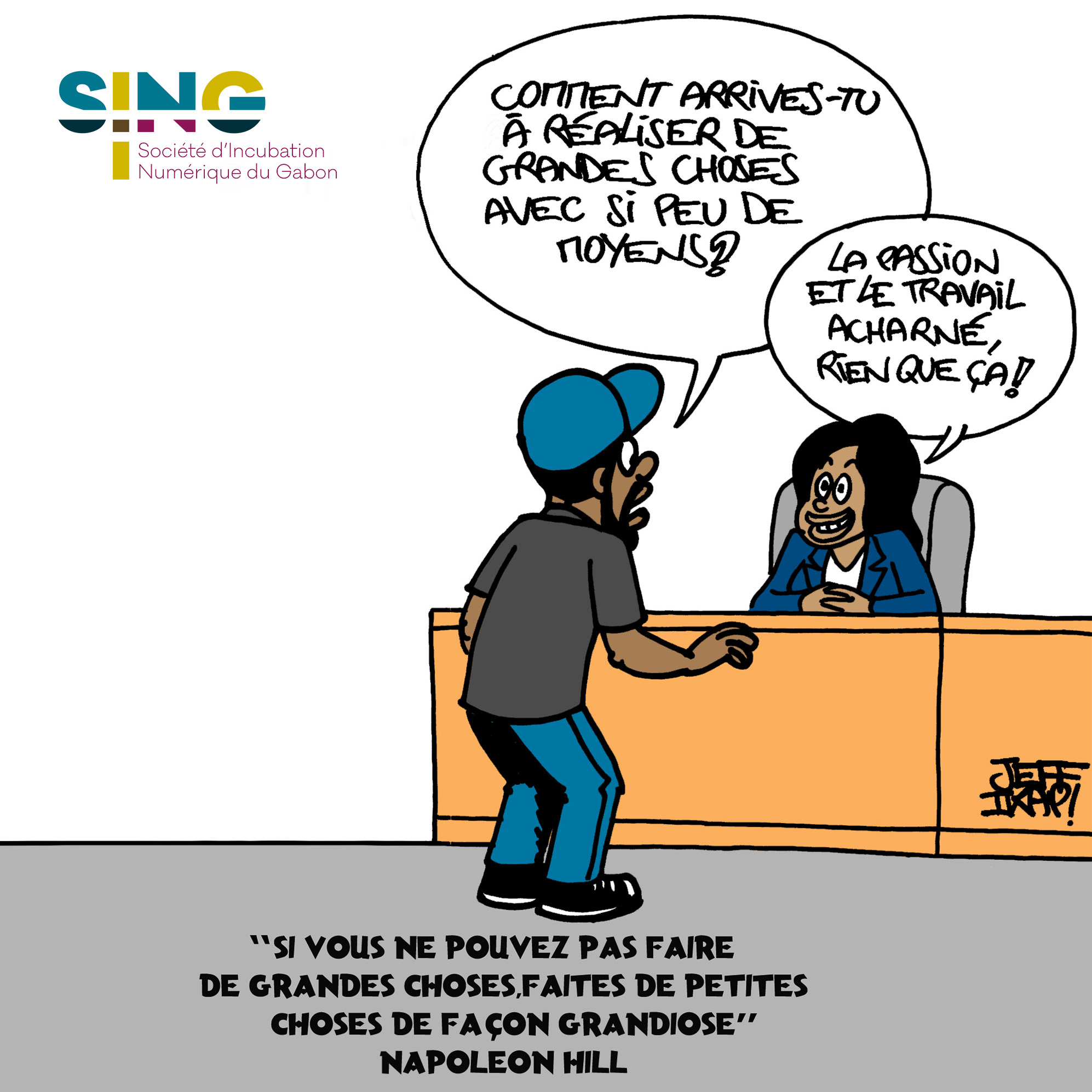 Sing Sa Decouvrez La Citation Ludique De Napoleon Hill Illustree Par Jeff Ikapi Citation Incubateur Innovation T Co Madztk6clc Twitter