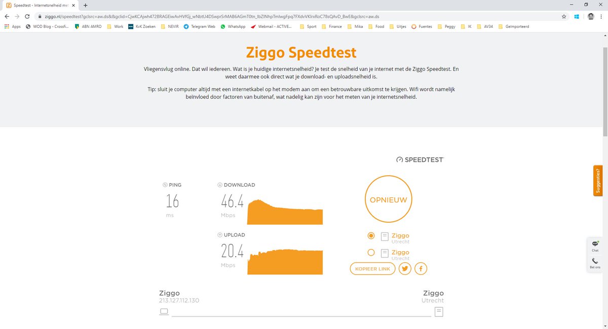 Mestkever's tweet photo. Lekker hoor @ZiggoCompany, nog geen 5e van de snelheid waarvoor ik betaal. Kunnen jullie ook een 5e van de nota sturen?! https://t.co/lfXvzuOXL8
