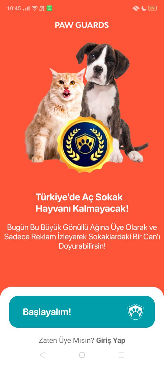 Sizler de tek bir tıkla Paw Guards uygulamasını indirip üye olarak Türkiye'deki binlerce sokak hayvanının doymasina vesile olabilirsiniz. 🐾
#HayvanlarınSesiOl 
#19MAYIS #Kadirgecesi 
#BuMamaBenden #Sendepatile