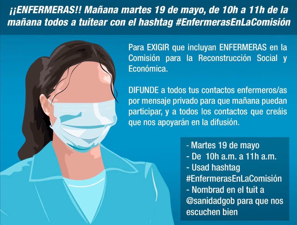 Cuidar es una revolución pq capacita a las personas para tomar decisiones, pq habla tanto de salud como de enfermedad y pq cuestiona la actual priorización de objetivos y recursos destinados a la atención para la salud. ¿Es por ello que no hay #EnfermerasEnLaComision <a href="/sanidadgob/">Ministerio de Sanidad</a>?