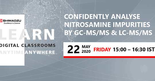 Shimadzu_mea's tweet photo. Live webinar – “Analyse Nitrosamine Impurities by GC-MS/MS & LC-MS/MS” | 22nd May from 1:30 pm – 2:30 pm GST.
Register now: https://t.co/1tXWbGkYIT
#Nitrosamine #impurities #pharma #lcmsms #gcmsms #Shimadzu #DigitalClassrooms https://t.co/F50LkWlyJH