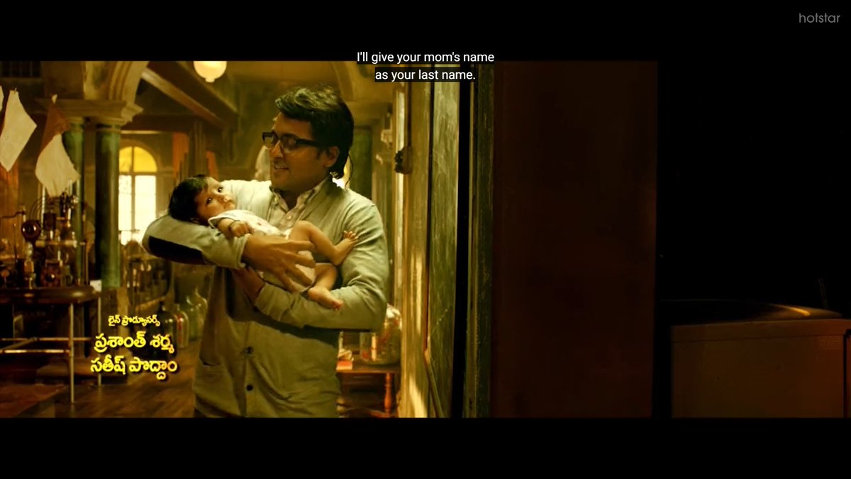 Before getting into the details, I always love the tender emotions of Vikram K Kumar. Look at this scene, Suriya character declares that his little boy will be given the name of his mother as his last name. Waah. You deserve all the love, Vikram Sir.
