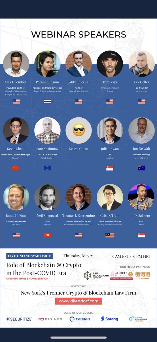 InsomPoramin's tweet photo. 🔹Live! with New York’s crypto & Blockchain Law Firm. 🔹I am representative from Thailand by CEO Satang Exchange and Zcoin Founder. @SatangCorp @zcoinofficial see u guys https://t.co/wlRAydxYjx