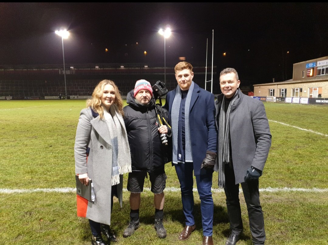 P_JWally's tweet photo. @BBCScrumV @BBCNews My last "normal" rugby photos happen to be of my Butty @NCRphotography with the @BBCScrumV team at ECP @evrfc in January when he was doing the #GetShorty2 challenge for @SHINEUKCharity . The challenge has now finished with ยฃ705 raised. https://t.co/bxqcofzb2P
