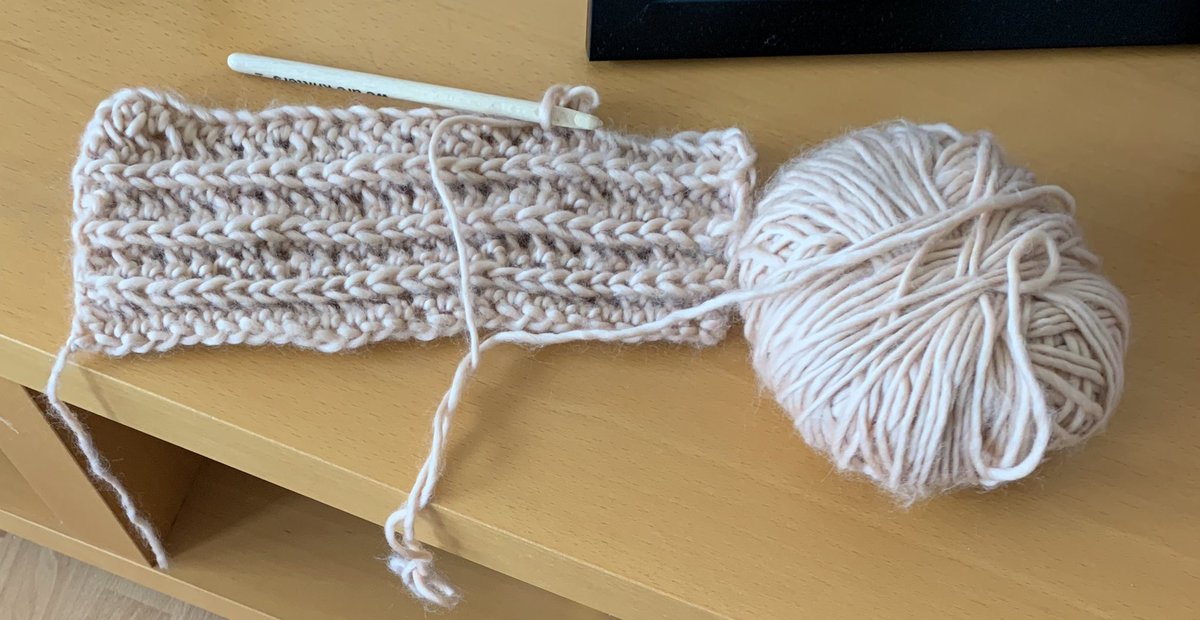 BoroughmuirLRC's tweet photo. A hard #DailyChallenge (looking @ you @CraigmountLib). I suppose learning a new crochet stitch is like working out how to deliver library activities w/o the physical space. It’s a puzzle to figure out. #EdinburghSchoolLibrary #MentalHealthAwarenessWeek #KindnessMatters https://t.co/BsNIbXqPzN