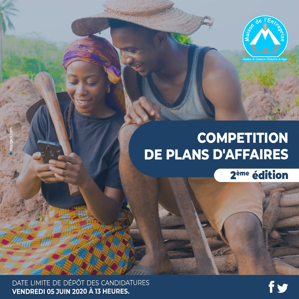 Dépêchez-vous si vous n'avez pas encore candidaté à la 2ème édition de la #CPA2020. 
RDV à ce lien 👉 mde.ne/concours-plan-… et suivez le procédé. 

#Entreprenariat
#Niger