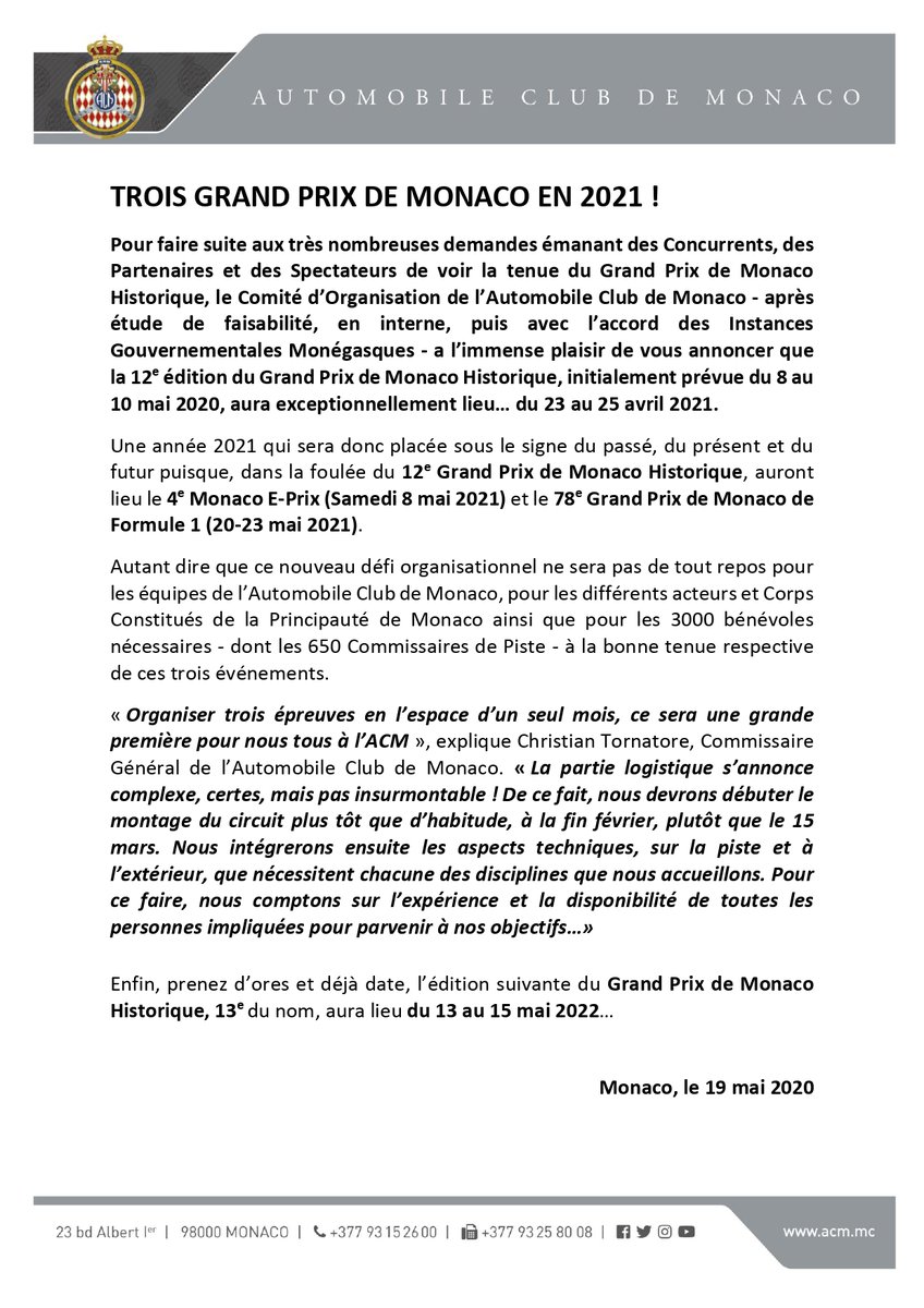 Automobile Club de Monaco tweet media