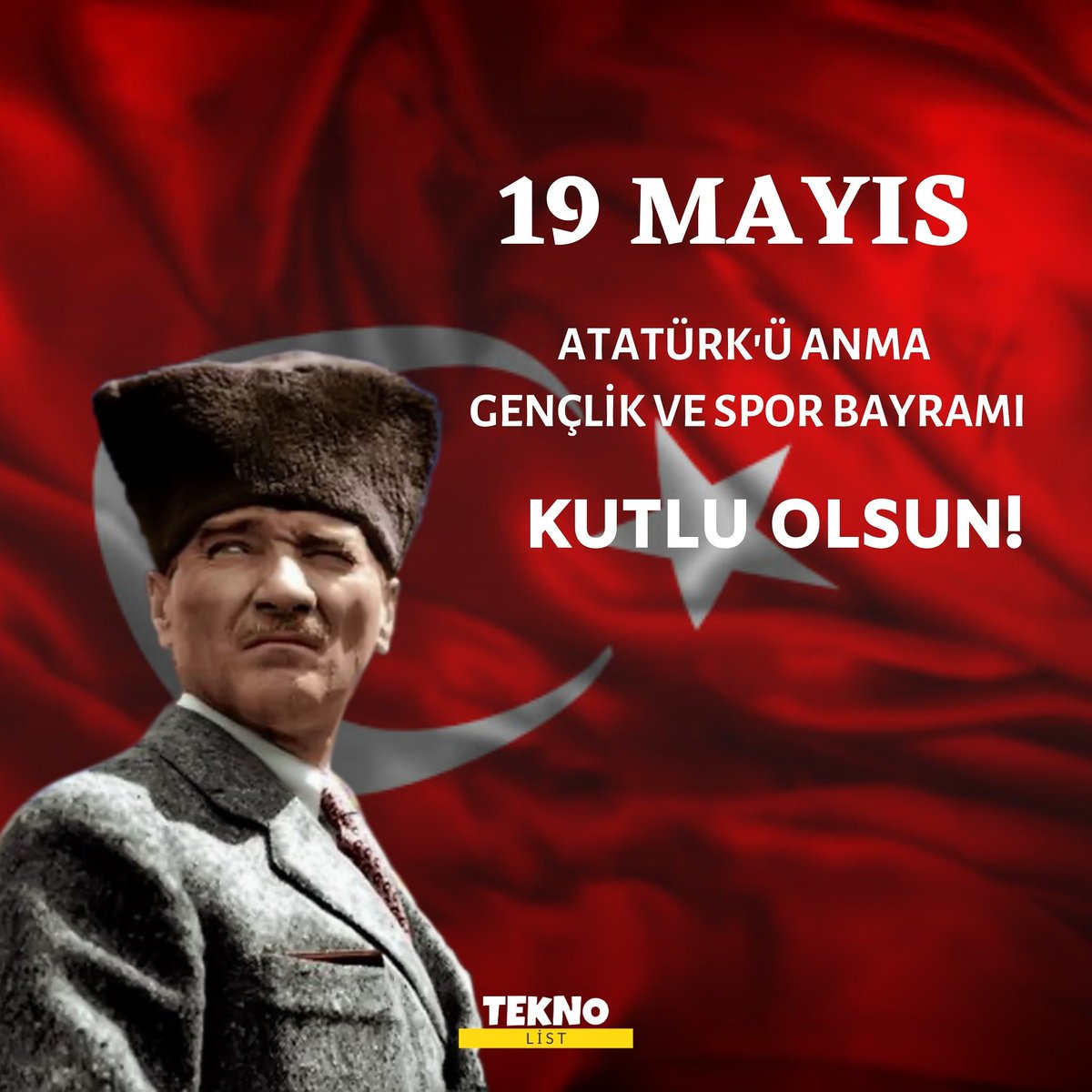 Vatanımız için canlarını feda eden aziz şehitleri rahmet, minnet ve saygıyla anıyoruz. 19 Mayıs Atatürk'ü Anma Gençlik ve Spor Bayramımız kutlu olsun!
.
#19MAYIS1919 #genclikvesporbayrami #101yıllıkdestan