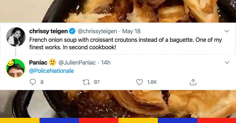 Konbinifood's tweet photo. Le grand n'importe quoi des réseaux sociaux, spécial soupe à l'oignon de Chrissy Teigen

https://t.co/U9mYAsVxfI https://t.co/NpmFPzO0c9