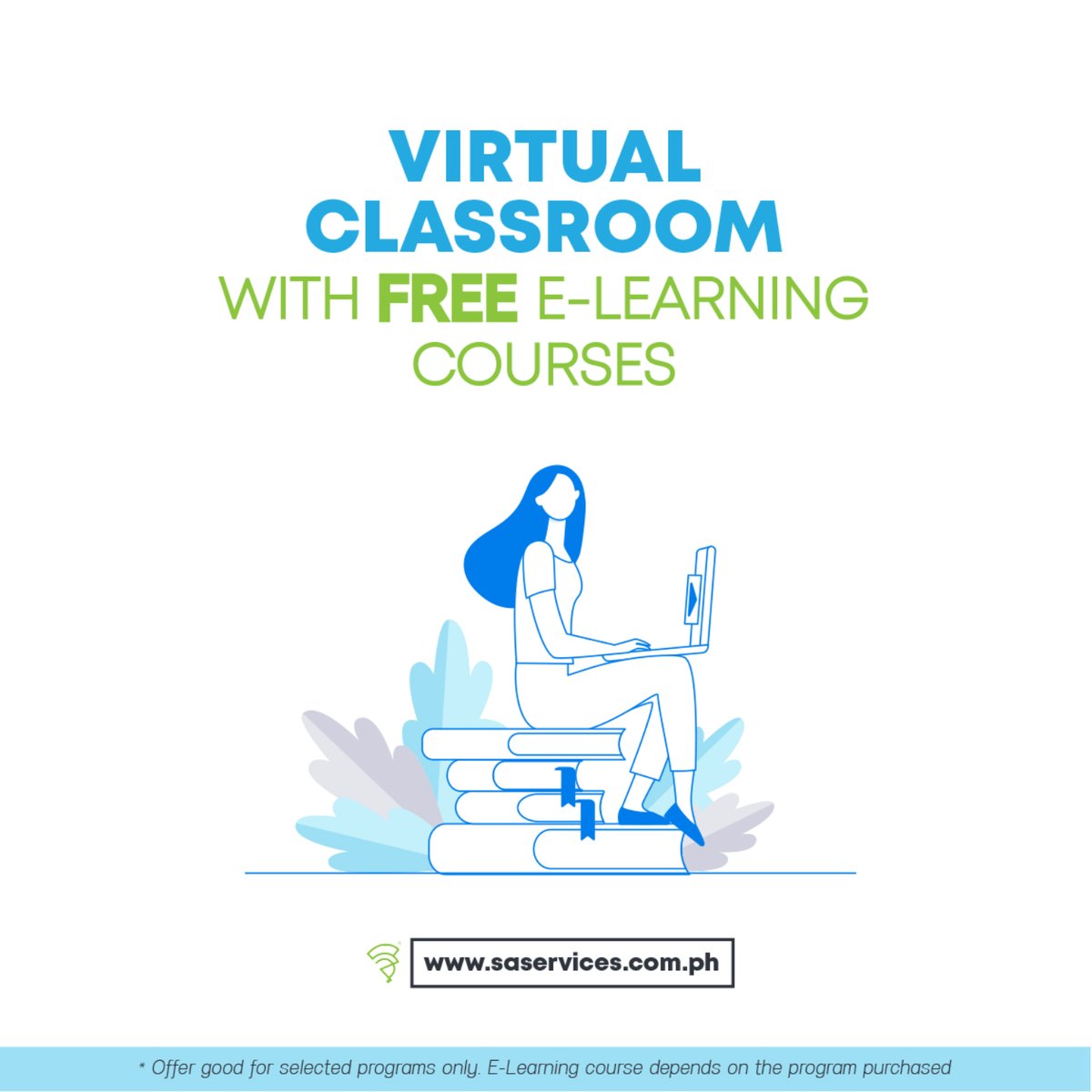 sas_mngt's tweet photo. The best online learning bundle can be found here at SAS Management, Inc.

Purchase a virtual classroom program* and get E-Learning course/s for free.

Slots are limited.

(*Selected programs, for a limited time only)
#SAStig #virtualclassrooms #ELearning https://t.co/hEQ5ZS7bx7