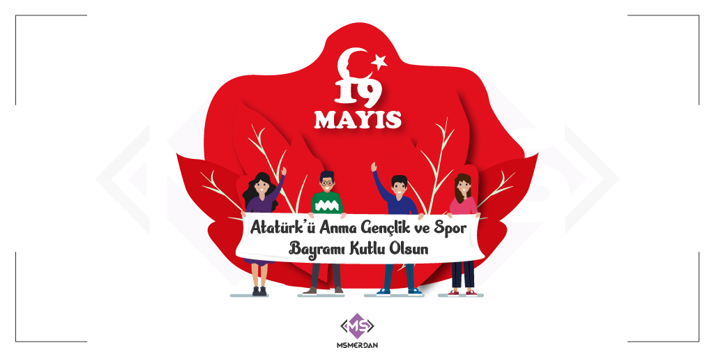 Ey yükselen yeni nesil, gelecek sizindir. Cumhuriyeti biz kurduk; onu yükseltecek ve sürdürecek sizsiniz ( K. Atatürk ). 19 Mayıs Atatürk'ü Anma Gençlik ve Spor Bayramınız kutlu olsun.

#msmerdan #19MAYIS #19MayısGenclikveSporBayramı #youthday