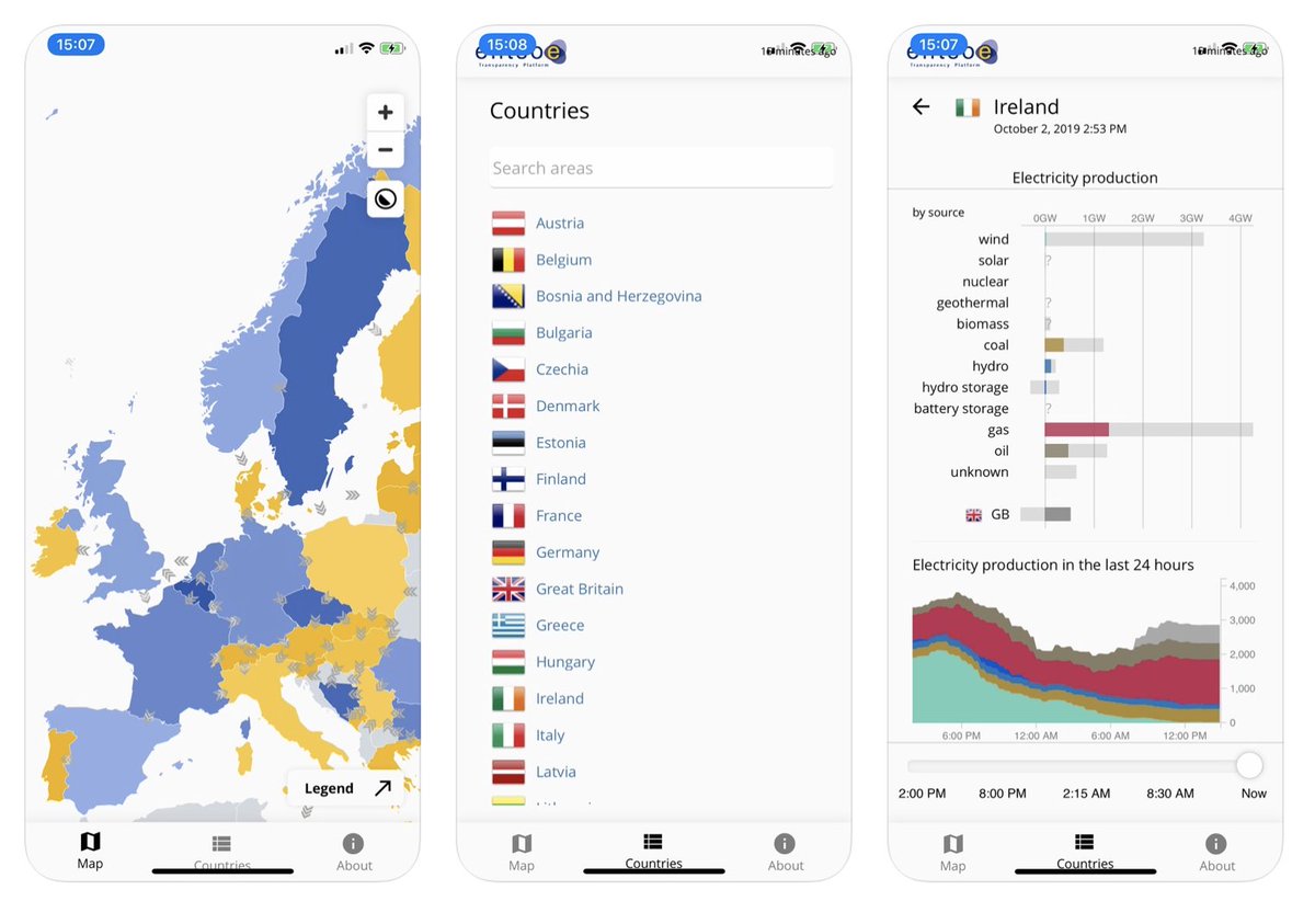 ENTSO_E's tweet photo. ๐ฑThe @ENTSO_E #TransparencyPlatform app gives you live access to a some of the data from our TP
โ
It includes generation mix, cross-border physical flows & day-ahead prices for some countries.
โฌ๏ธDownload it now!
Android ๐ https://t.co/BHoXPDWEXP
iOs ๐ https://t.co/qVlSJr3PZx https://t.co/VY7QakWDpz