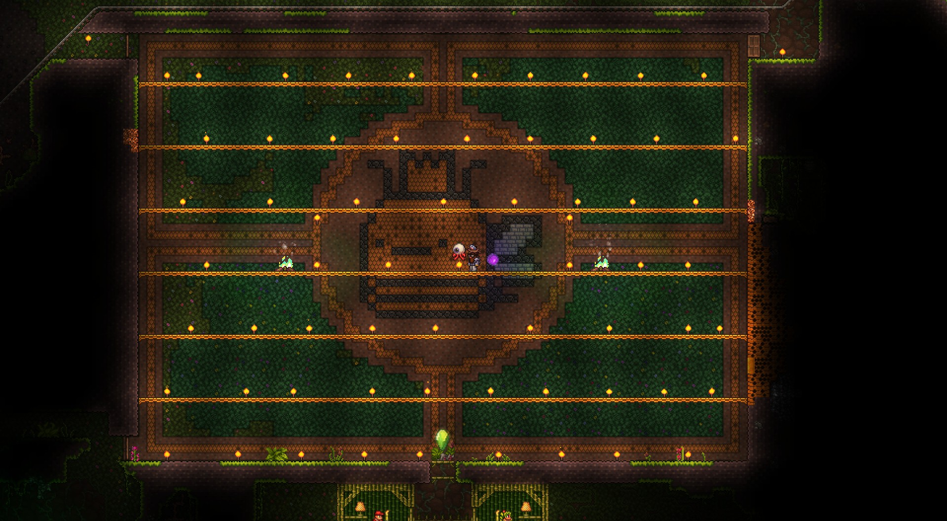 A nice and simple arena. : r/TerrariaDesign