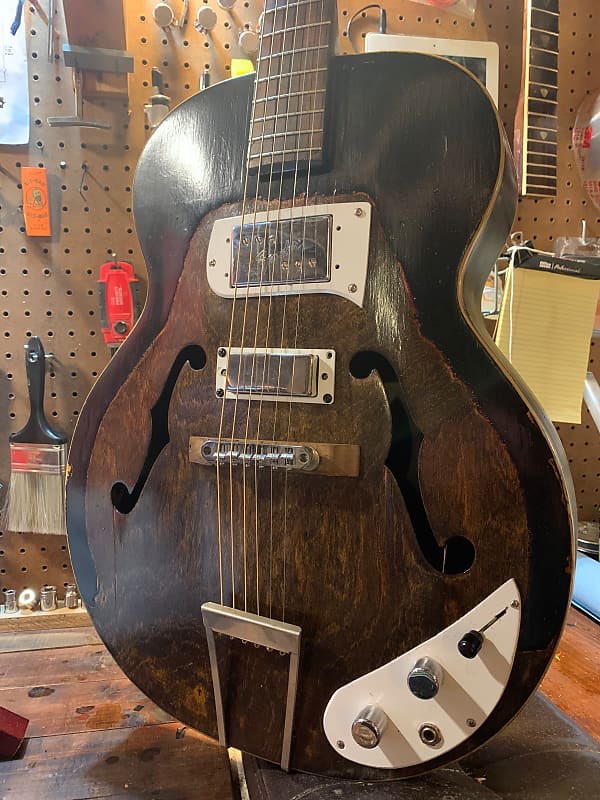 wolfcomputerboy's tweet image. Kay Wide range archtop#harmonyguitars reverb.com/item/33708239-…